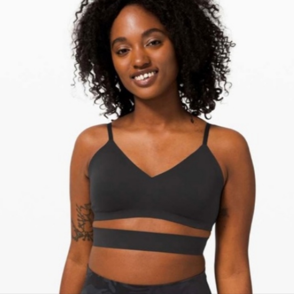 Lululemon‎ Happy Warrior Black Bra